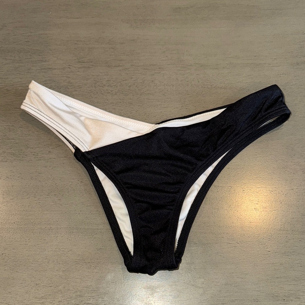 Victoria's Secret Black and White Bikini Bottom